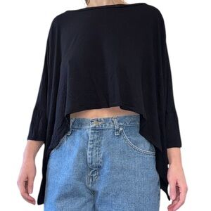 Batwing Black Top